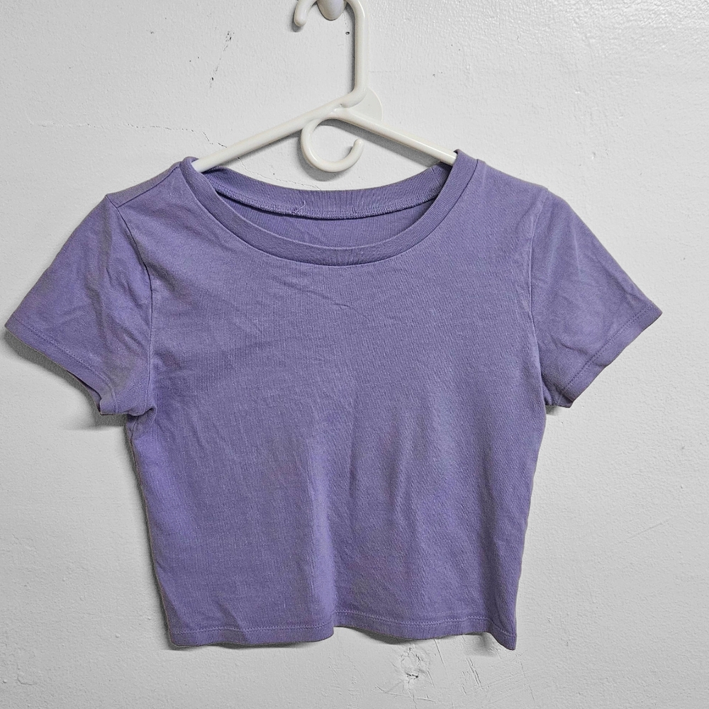 Purple Crop Top